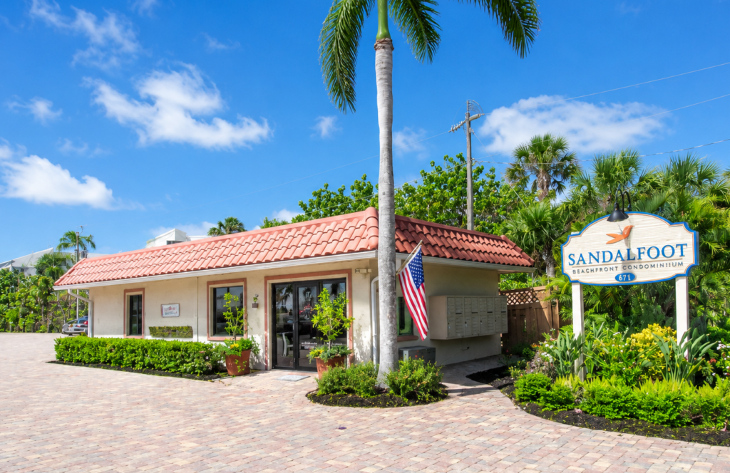 Sandalfoot Beachfront Condominium Office - Sanibel Island